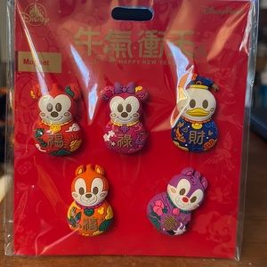 Disney Themepark Lunar New Year 2021 magnet set